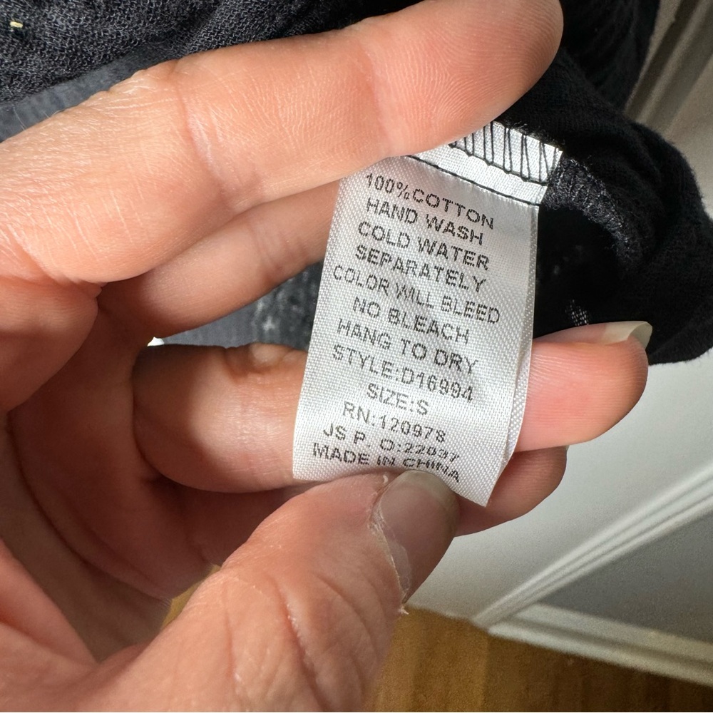 Entro Ruffled Button Up Long Sleeve Tiered Shirt Dress size Small NWOT - Picture 8 of 9